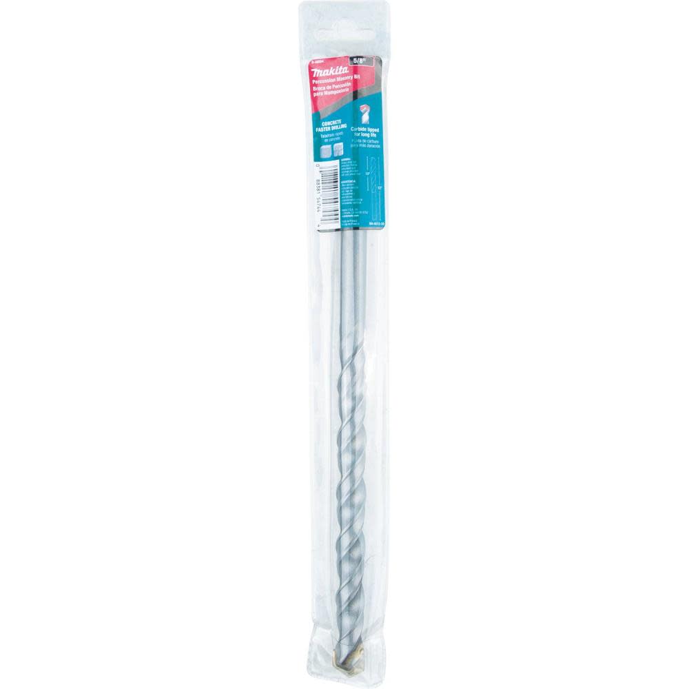 Makita 5/8″ x 12″ Carbide Tipped Percussion Masonry Hammer Drill Bit - Ascmtools