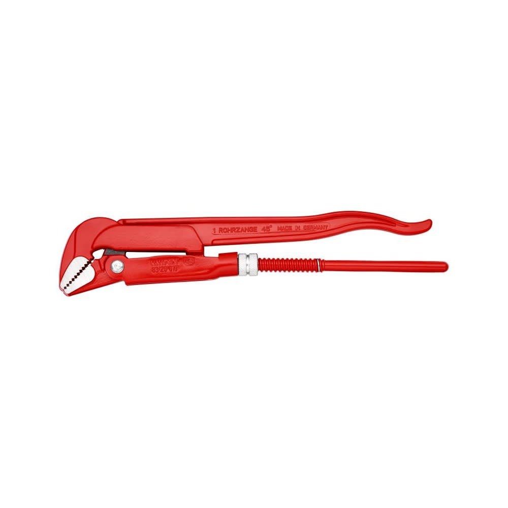 Knipex Pipe Wrench 45 Degree Angled 320 mm Swedish Pattern - Ascmtools
