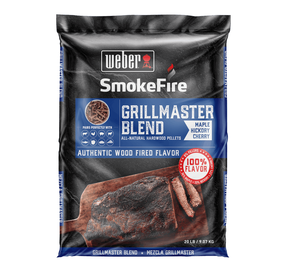 Weber 20 Lb Grillmaster Blend All-Natural Hardwood Pellets - Ascmtools
