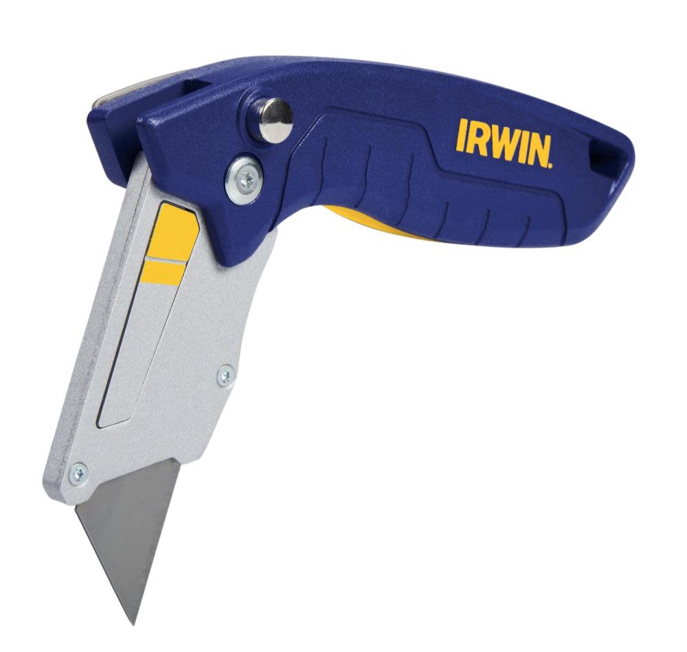 Irwin ProFlip Utility Knife Compact Fixed Blade Folding - Ascmtools