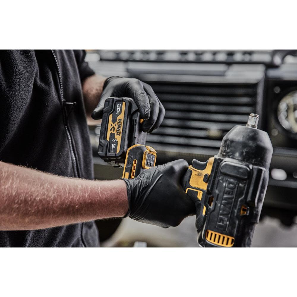 DEWALT 20V MAX XR 1/2″ High Torque Impact Wrench with Hog Ring Anvil Kit - Ascmtools