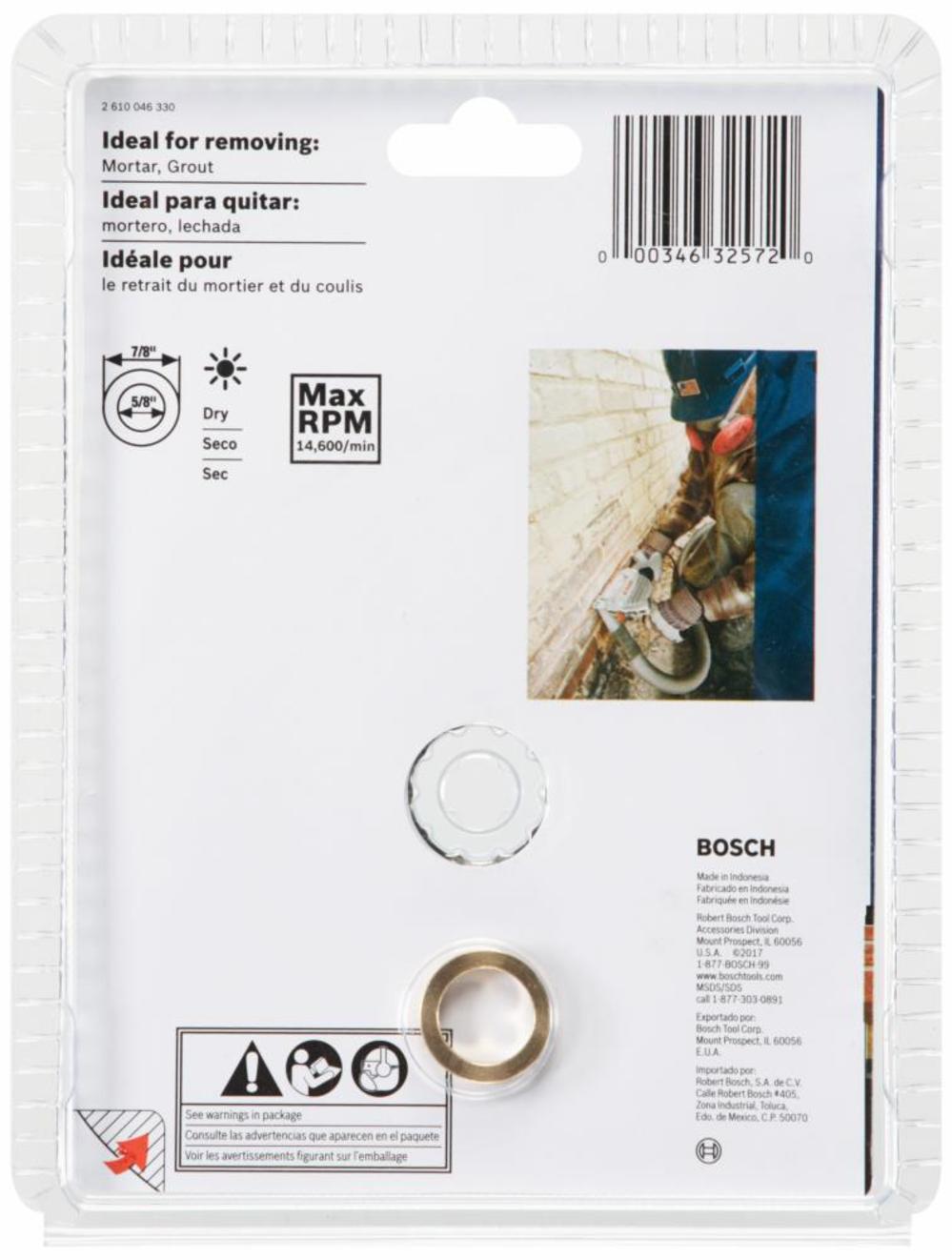 Bosch 4″ Premium Segmented Tuckpointing Blade - Ascmtools