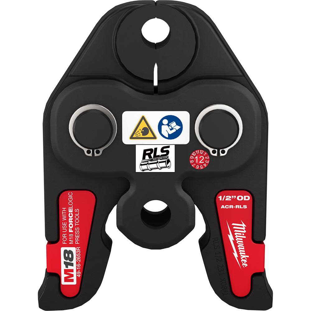 Milwaukee 1/2″ RLS ACR Press Jaw for M18 FORCE LOGIC Press Tools - Ascmtools