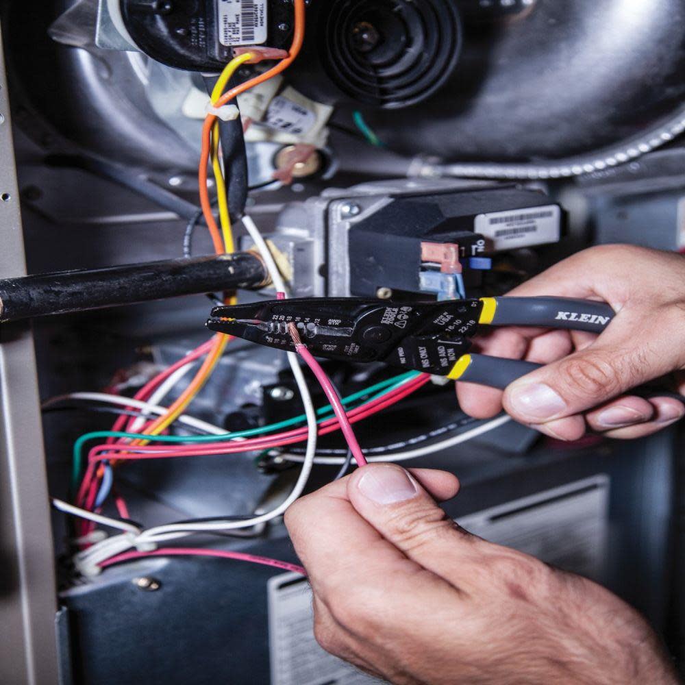 Klein Tools Long-Nose Wire Stripper/Crimper - Ascmtools