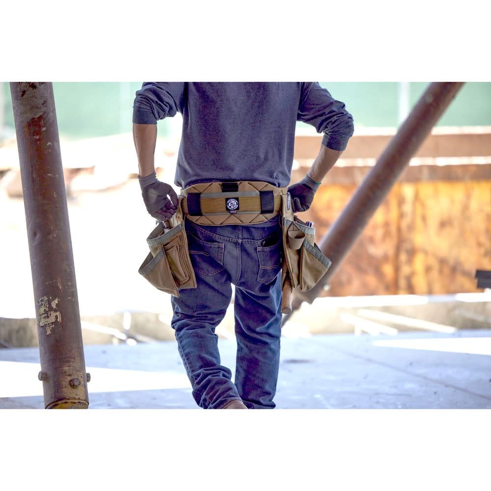 Occidental Leather Badger Tool Belt Sawdust Sage Small - Ascmtools