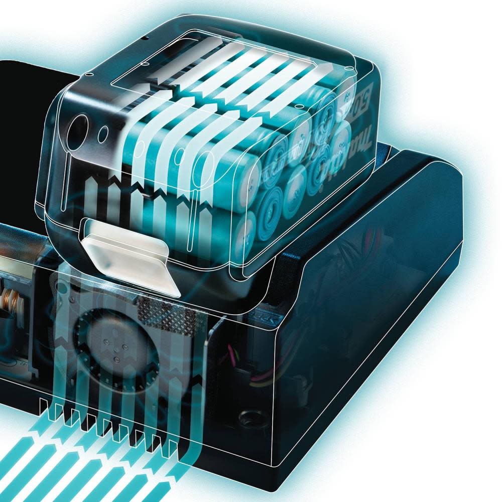 Makita 18V LXT / 12V Max CXT Lithium-Ion Rapid Optimum Charger - Ascmtools