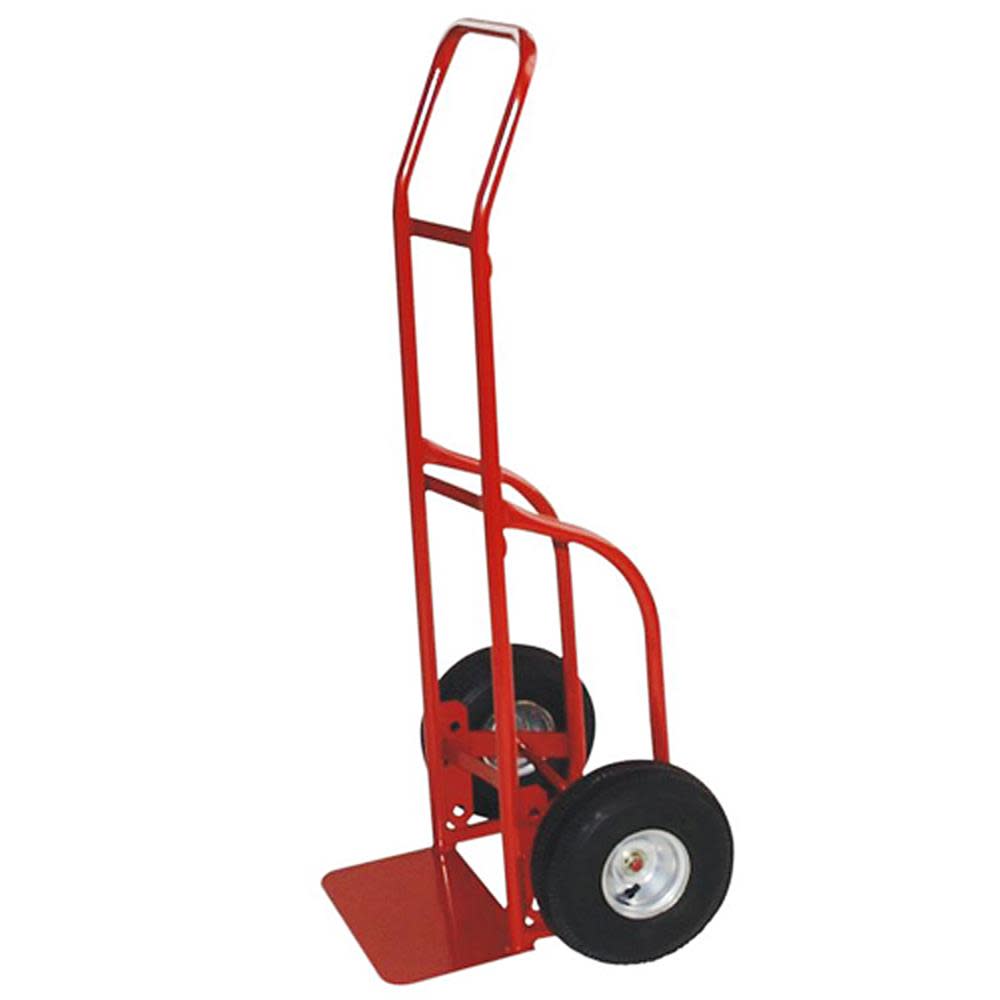 Milwaukee Hand Truck Flow Back Hand Truck with Pneumatic Wheels - Ascmtools