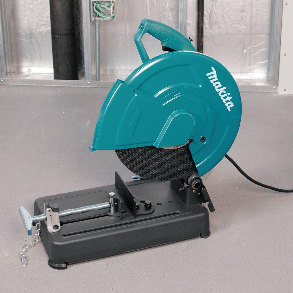 Makita 14 In. Cut-Off Saw with 4-1/2 In. Paddle Switch Angle Grinder - Ascmtools