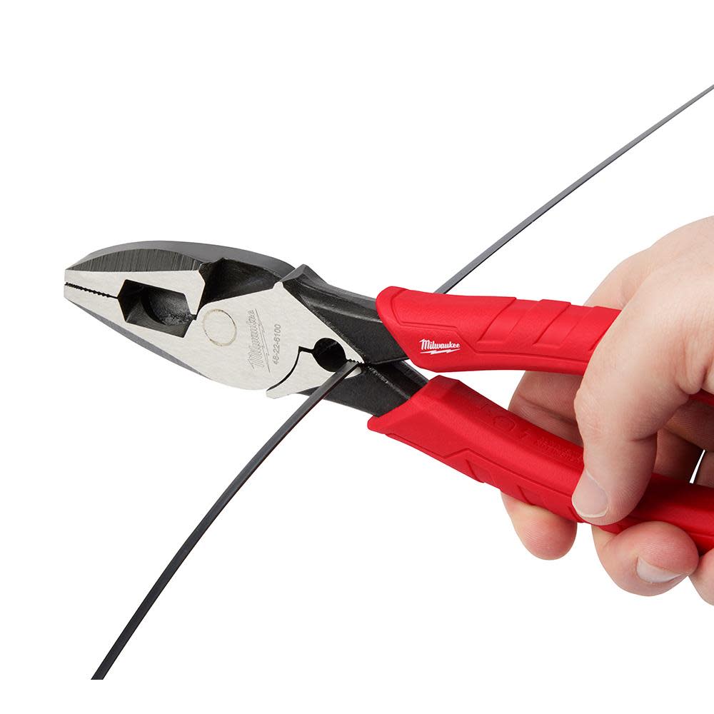 Milwaukee 9 in. High Leverage Lineman’s Pliers with Crimper - Ascmtools