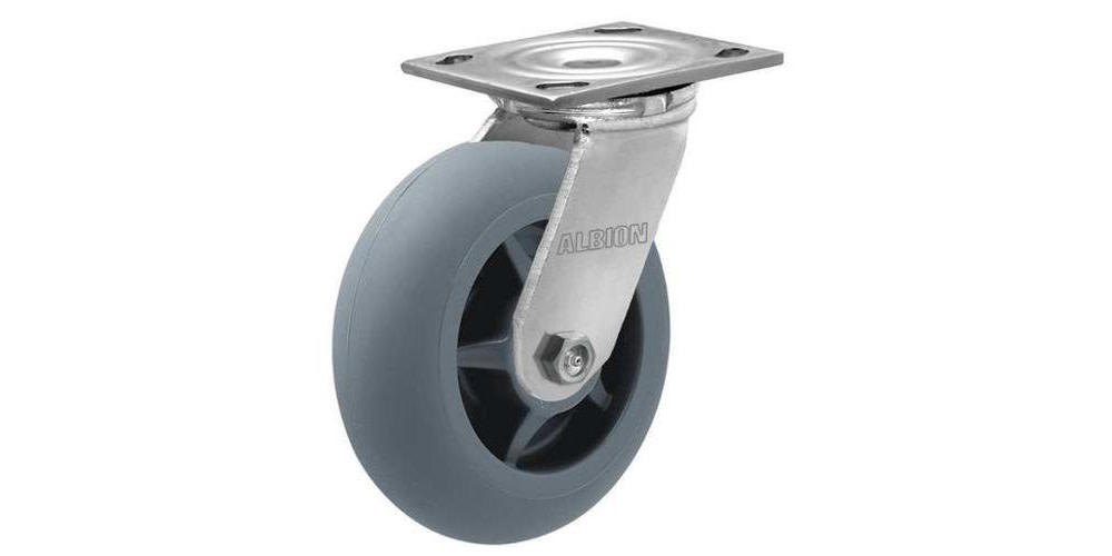 Cassidy Tricker 8 In. 16 Series Medium Heavy Duty Swivel Plate Caster - Ascmtools