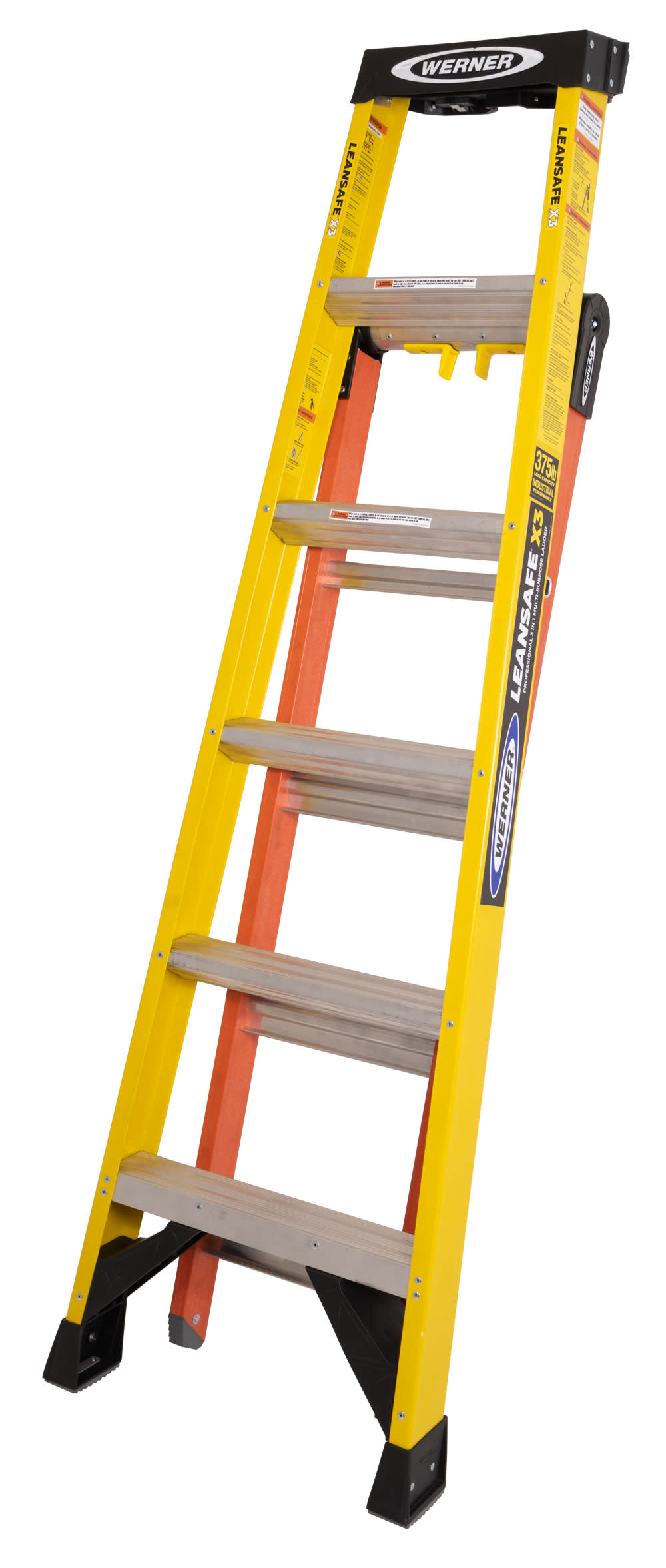 Werner LEANSAFE X3 Professional 3 in 1 Multi-purpose Ladder - Ascmtools