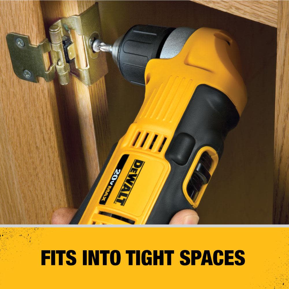 DEWALT 20V MAX 3/8″ Right Angle Drill/Driver with Starter Kit Bundle - Ascmtools