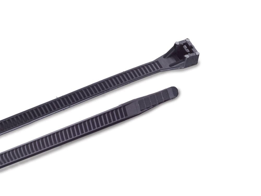 Gardner Bender Double Lock Cable Tie 11 in. UV Black - Ascmtools