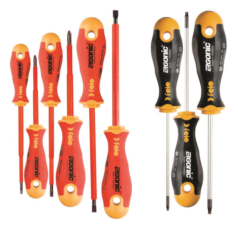 Felo 6pc Insulated Screwdriver Set with FREE 3pc Torx Set - Ascmtools