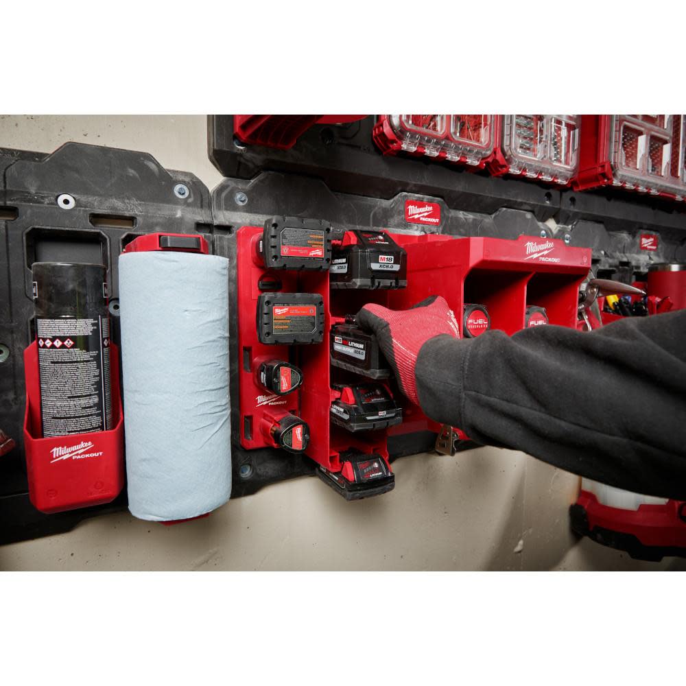 Milwaukee PACKOUT M18 Battery Rack - Ascmtools