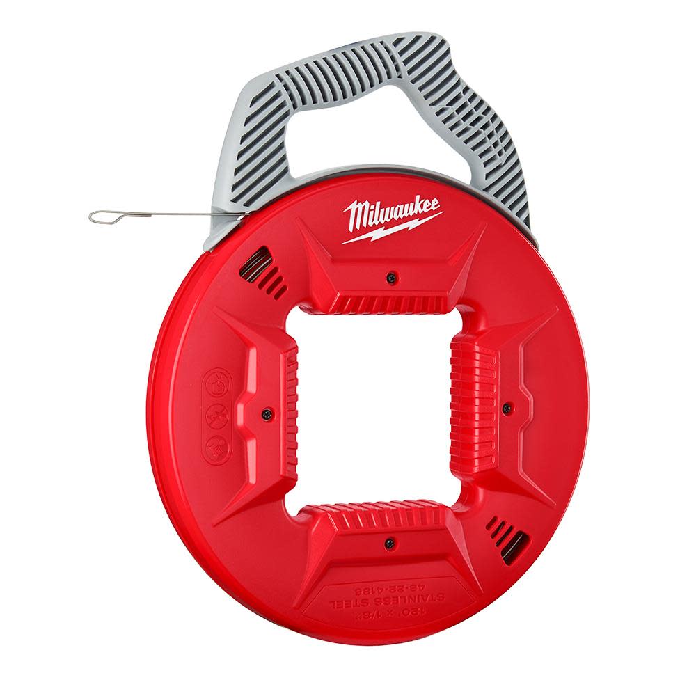 Milwaukee Fish Tape 240′ 1/8″ Stainless Steel - Ascmtools