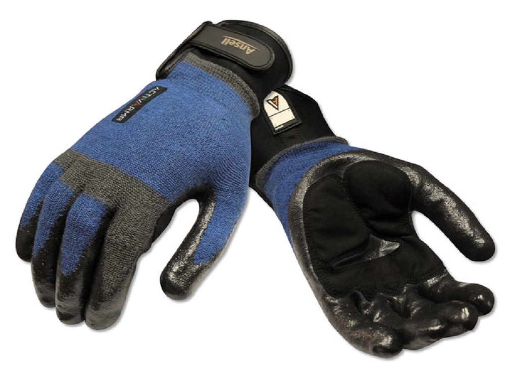 Ansell Protective Products ActivArmr X-Large Blue/Black Foam Cut Resistant Gloves - Ascmtools