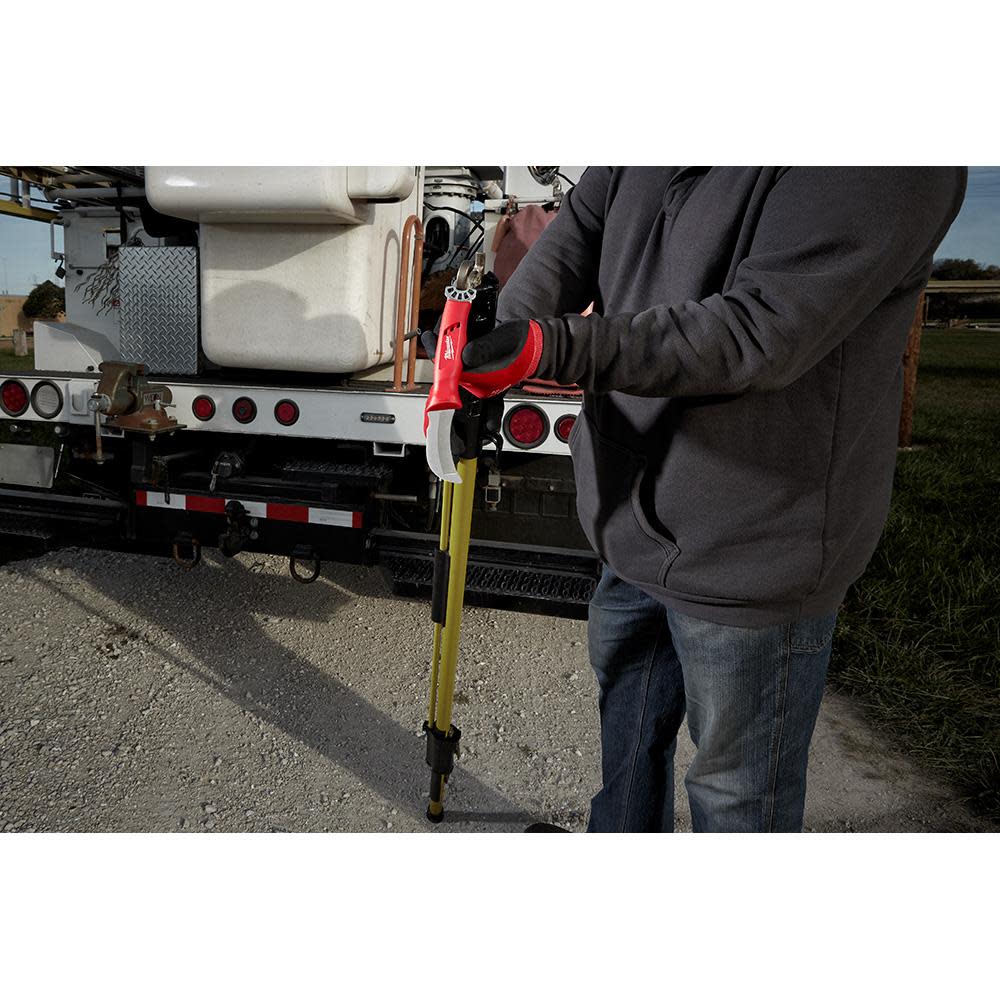 Milwaukee Linemans Blunt Tip Hawkbill Knife with STICKWORK 3-in-1 Ring - Ascmtools