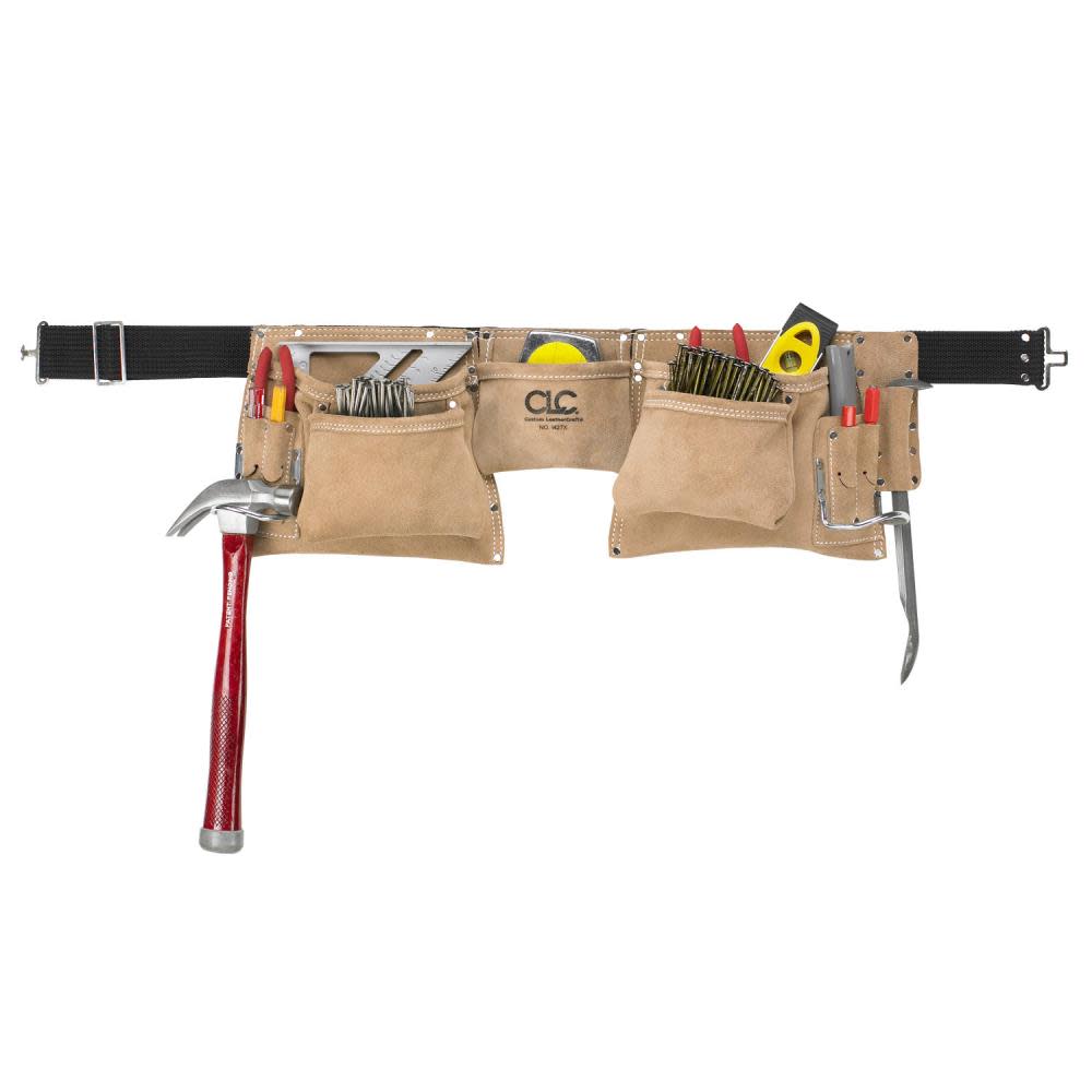 CLC 12 Pocket Suede Tool Apron - Ascmtools