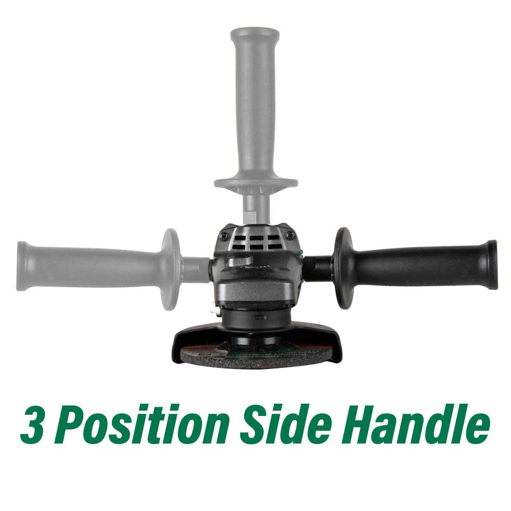 Metabo HPT 4 1/2″ Paddle Switch Disc Grinder with Brake - Ascmtools
