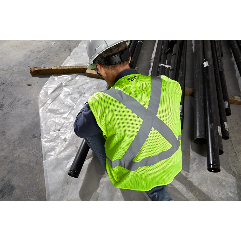 Milwaukee High Vis Safety Vest Class 2 - Ascmtools