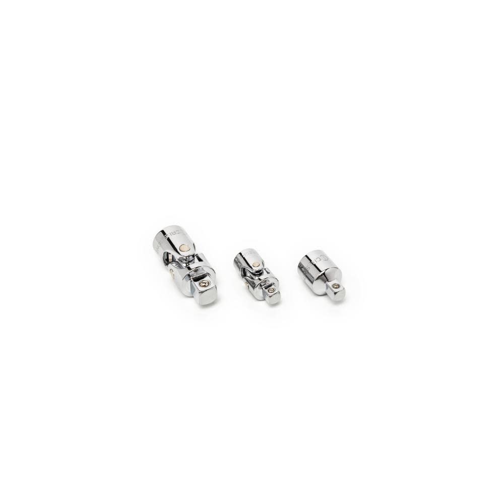 Crescent 3 Pc 1/4″ & 3/8″ Drive Universal Joint and Adapter Set - Ascmtools
