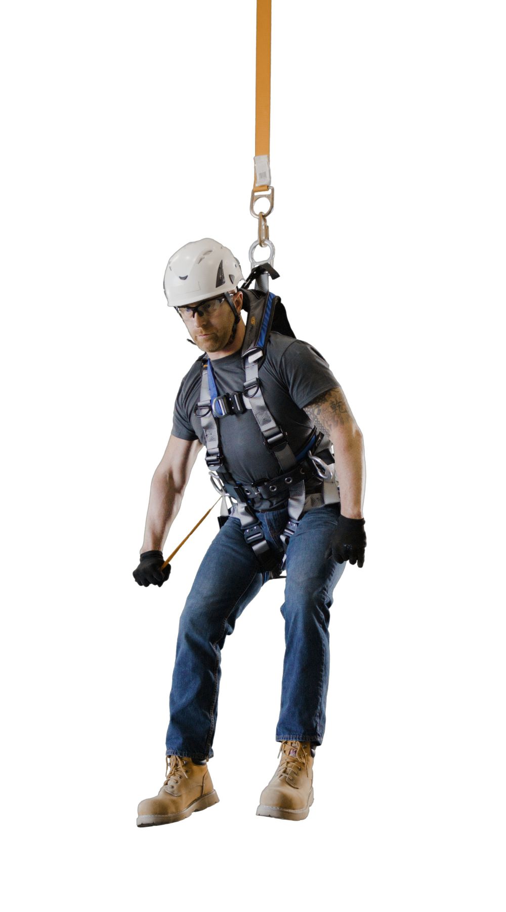 Werner ProForm SwitchPoint Climbing/Construction Harness Tongue Buckle Legs M/L - Ascmtools