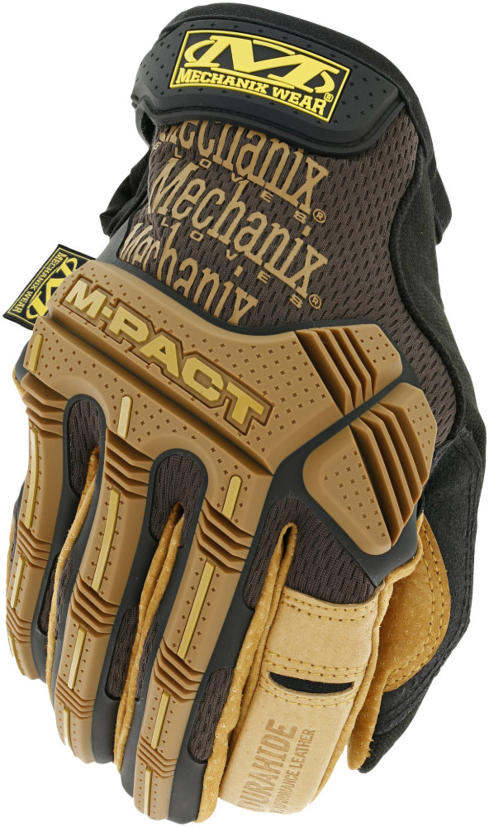 Mechanix Wear Leather M-Pact Gloves Medium - Ascmtools