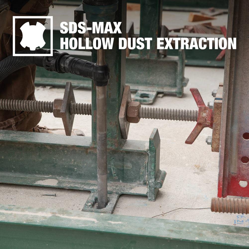 Makita 1-1/8″ x 24″ SDS-MAX Dust Extraction Drill Bit - Ascmtools
