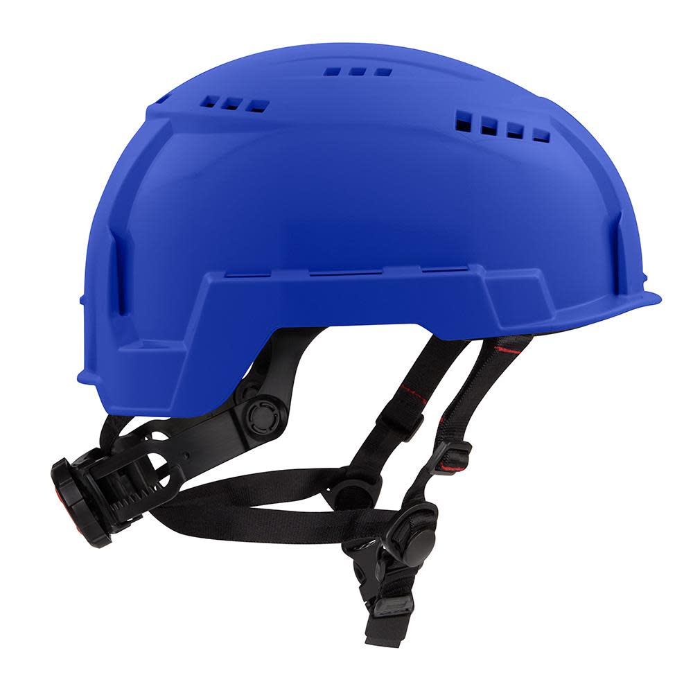 Milwaukee Blue Vented Safety Helmet (USA) – Type 2 Class C - Ascmtools