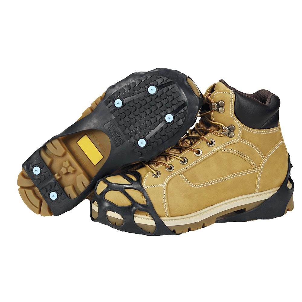 Due North All Purpose Over the Shoe Slip Resistant Footwear Traction Aid with Grip Carbide Spikes Bi-Directional Tread XL - Ascmtools