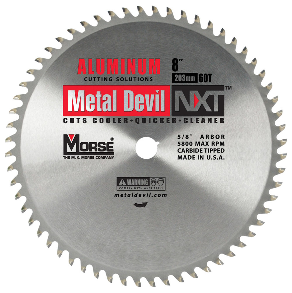 MK Morse Metal Devil NXT Circular Saw Blade 8″ Aluminum - Ascmtools