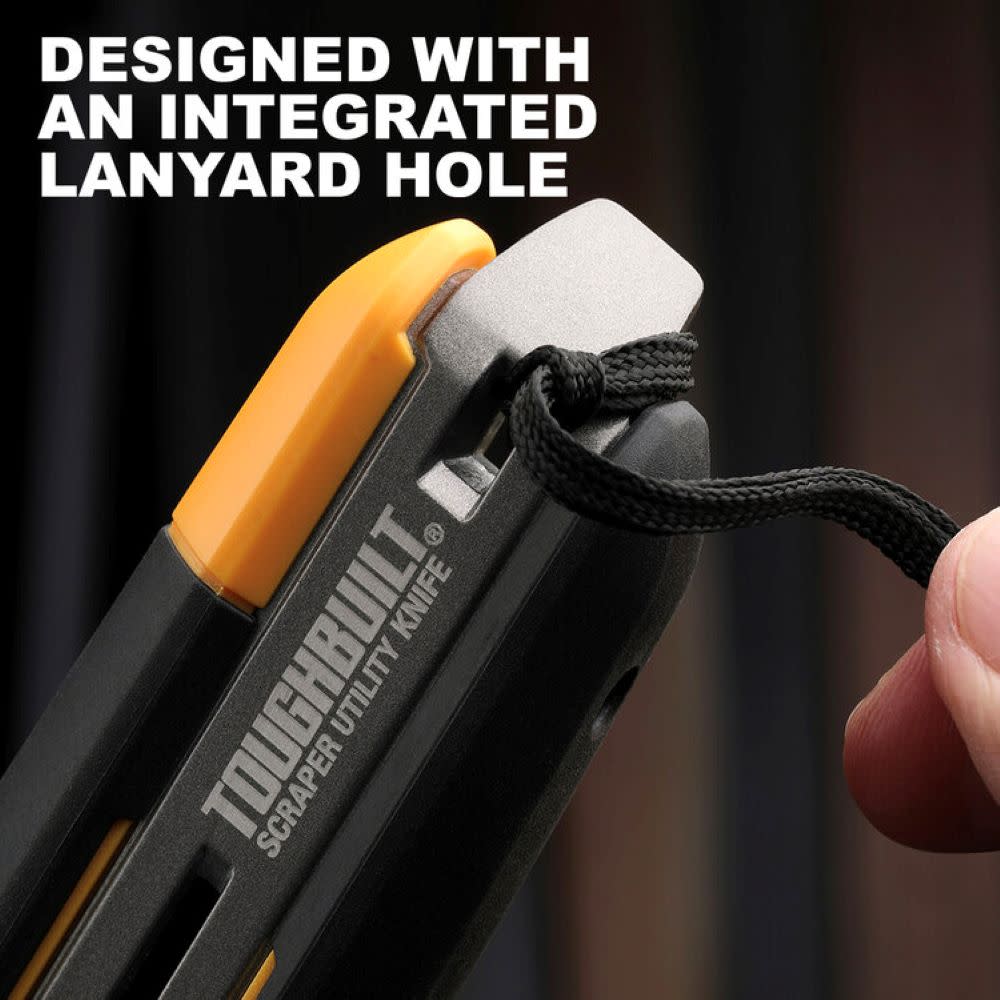 Toughbuilt Scraper Utility Knife with 5 Blades - Ascmtools