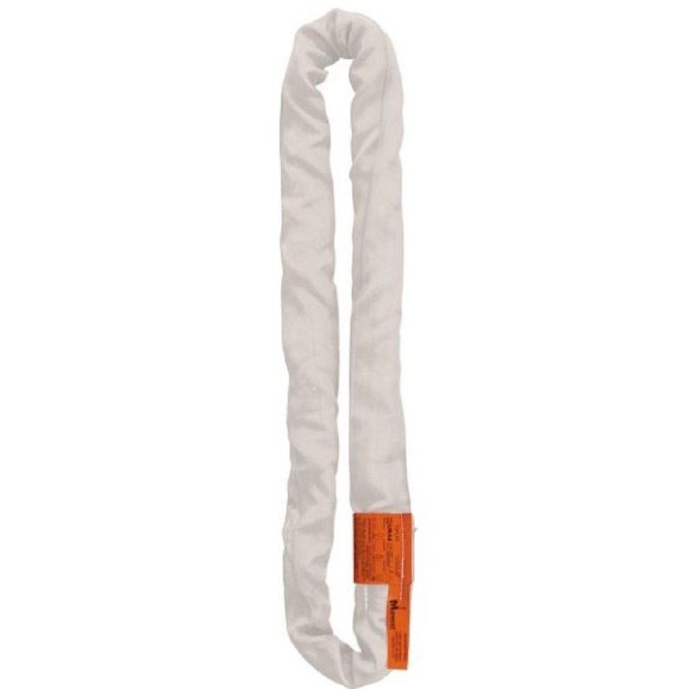 Lift-All 12′ White Endless Tuflux Poly Roundsling - Ascmtools