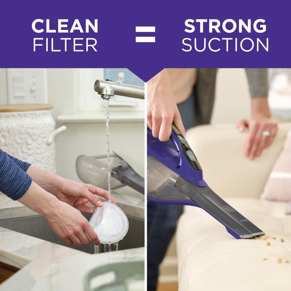 Black and Decker Lithium Hand Vac Pet Purple - Ascmtools