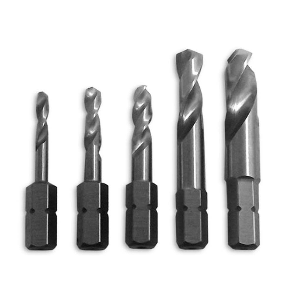 Milescraft 5-Piece Metal Stubby Bit Set - Ascmtools