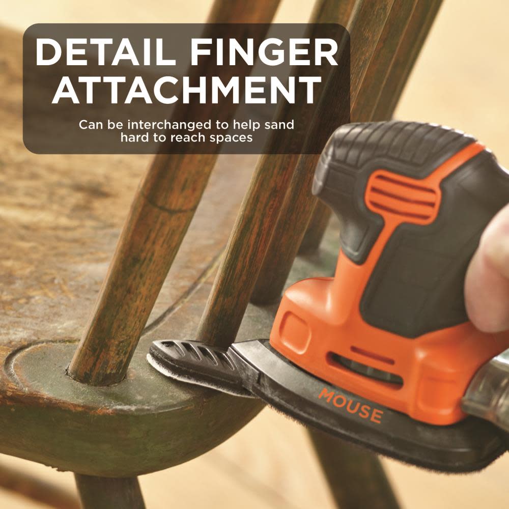 Black and Decker 1.2 Amp MOUSE Detail Sander - Ascmtools