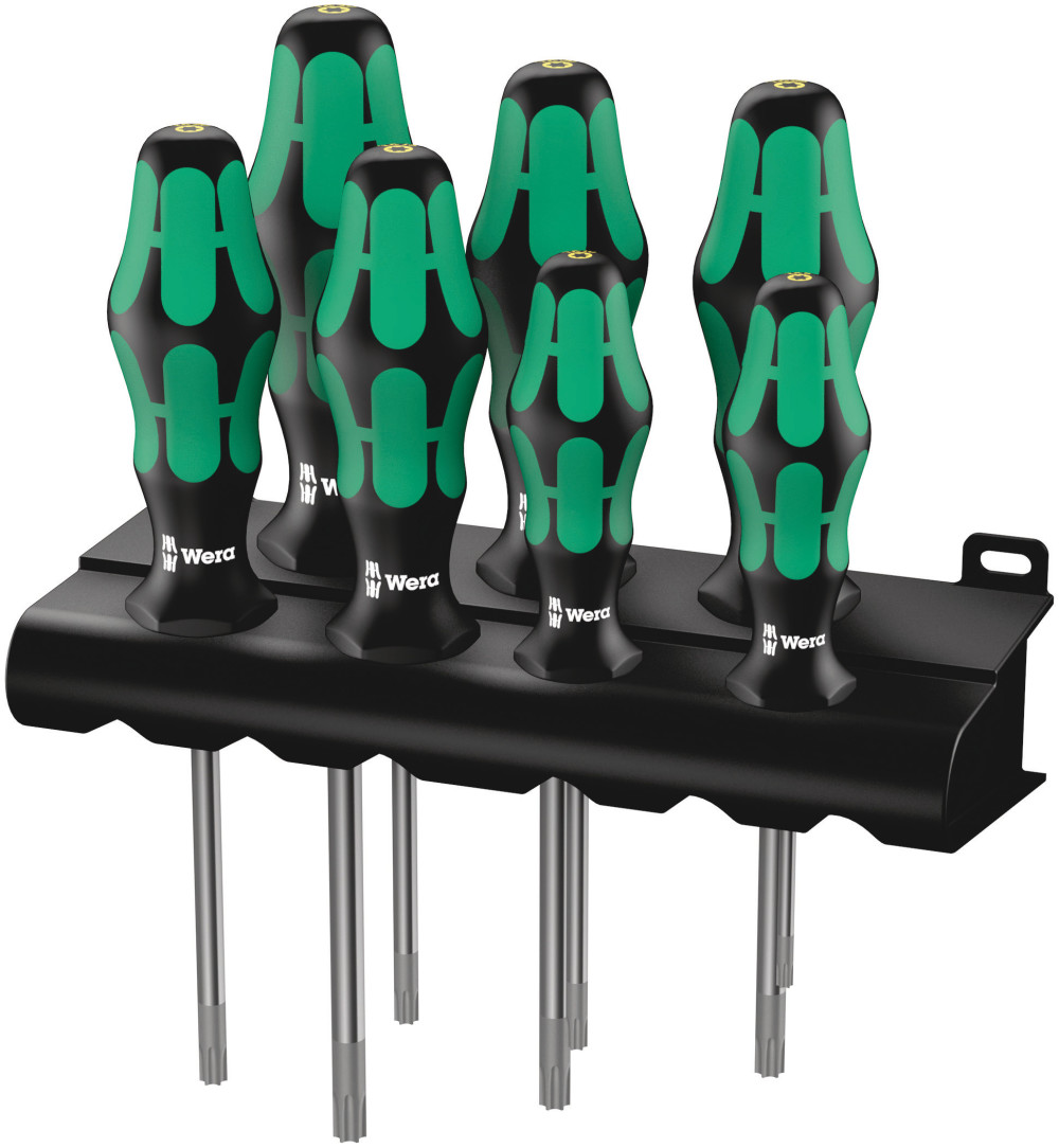 Wera Tools 367/7 TORX HF Kraftform Plus Screwdriver Set 7pc - Ascmtools