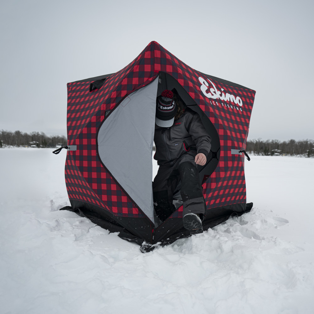 Eskimo Quickfish 3i Plaid Limited Ice Fishing House Portable - Ascmtools