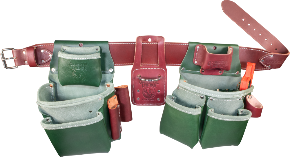 Occidental Leather Pro Framer Tool Belt Green Medium - Ascmtools