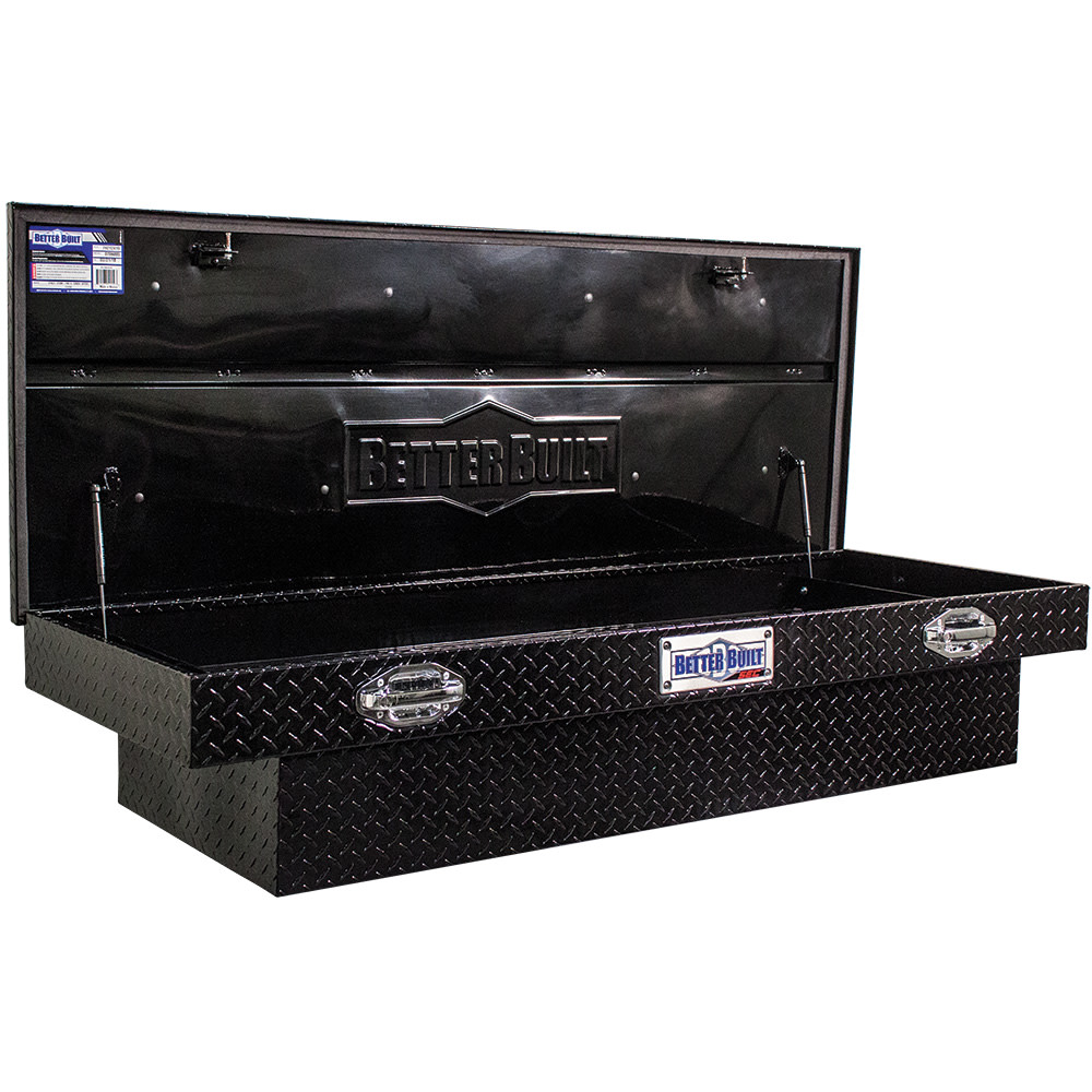 Better Built 69″ SEC Saddle Truck Tool Box WIDE GLOSS BLACK - Ascmtools