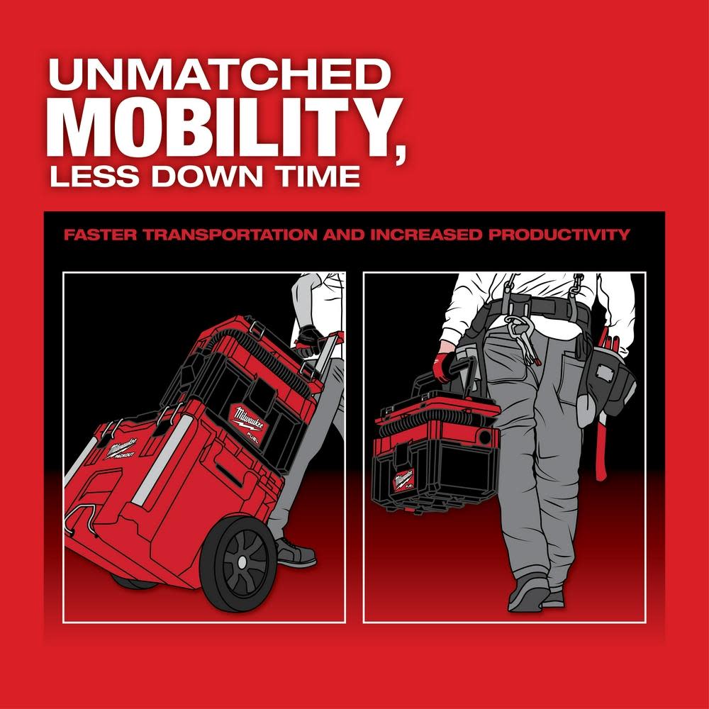 Milwaukee M18 FUEL PACKOUT 2.5 Gallon Wet/Dry Vacuum Bare Tool - Ascmtools