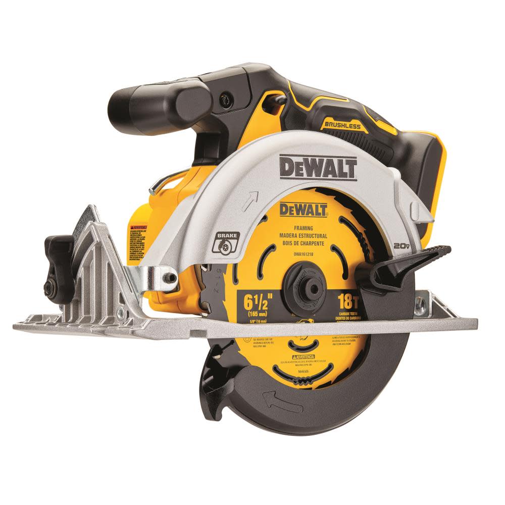 DEWALT 20V MAX 6-1/2 in. Brushless Cordless Circular Saw (Tool Only) - Ascmtools