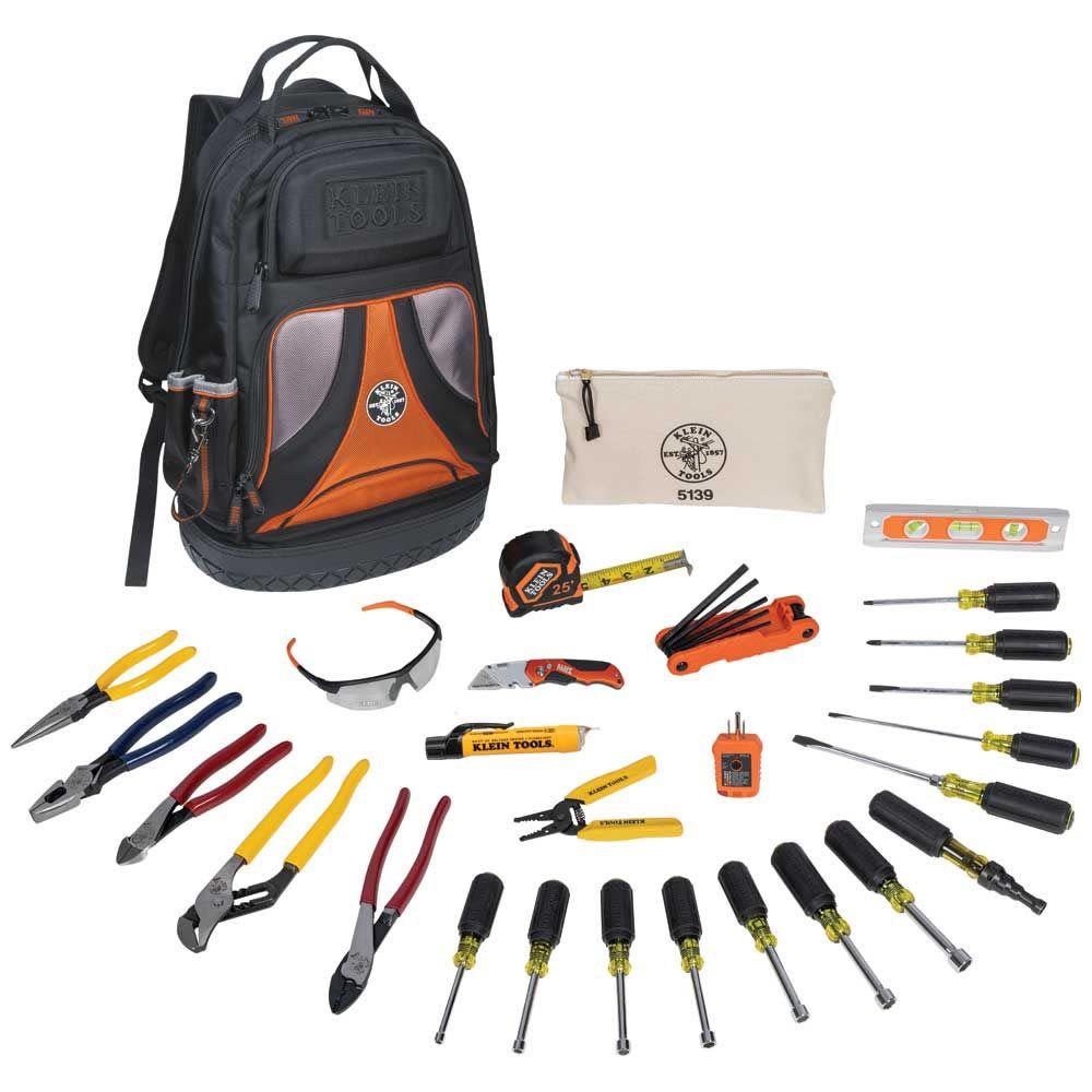 Klein Tools 28 Piece Electrician Tool Set - Ascmtools