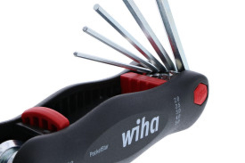 Wiha PocketStar Hex Key Fold Out 7pc Set Metric - Ascmtools
