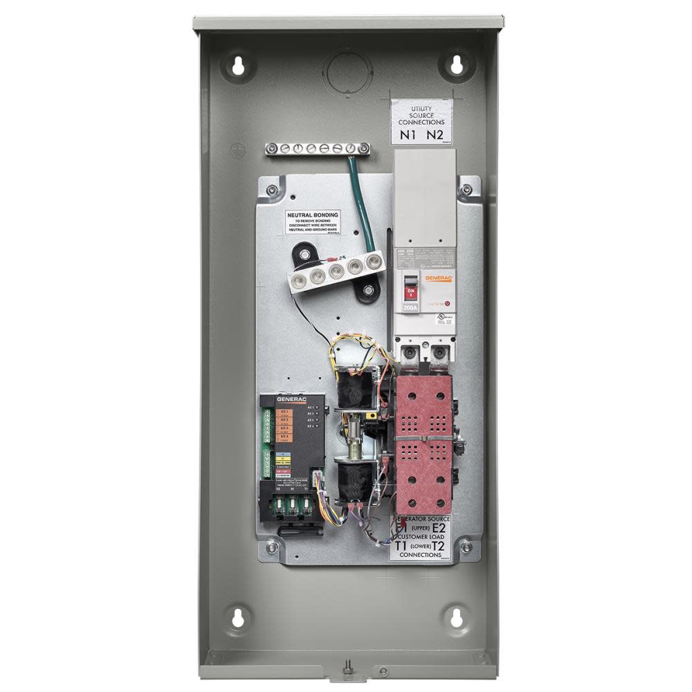 Generac 100 Amp Service Rated 120/240 Single Phase NEMA 3R Smart Transfer Switch - Ascmtools