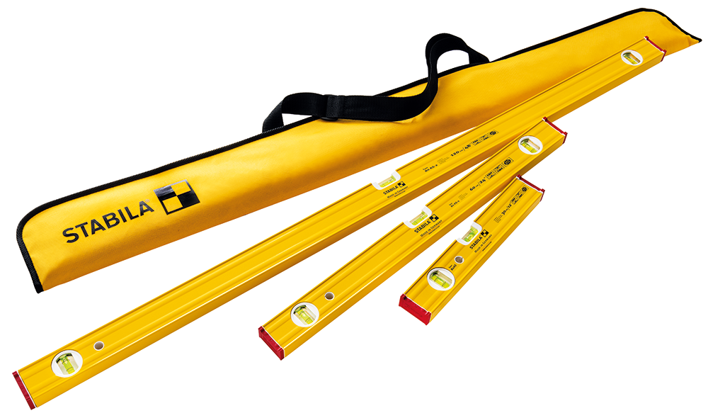 Stabila Pro Set Type 80 AS-2 Level Set 4824 and 12 - Ascmtools