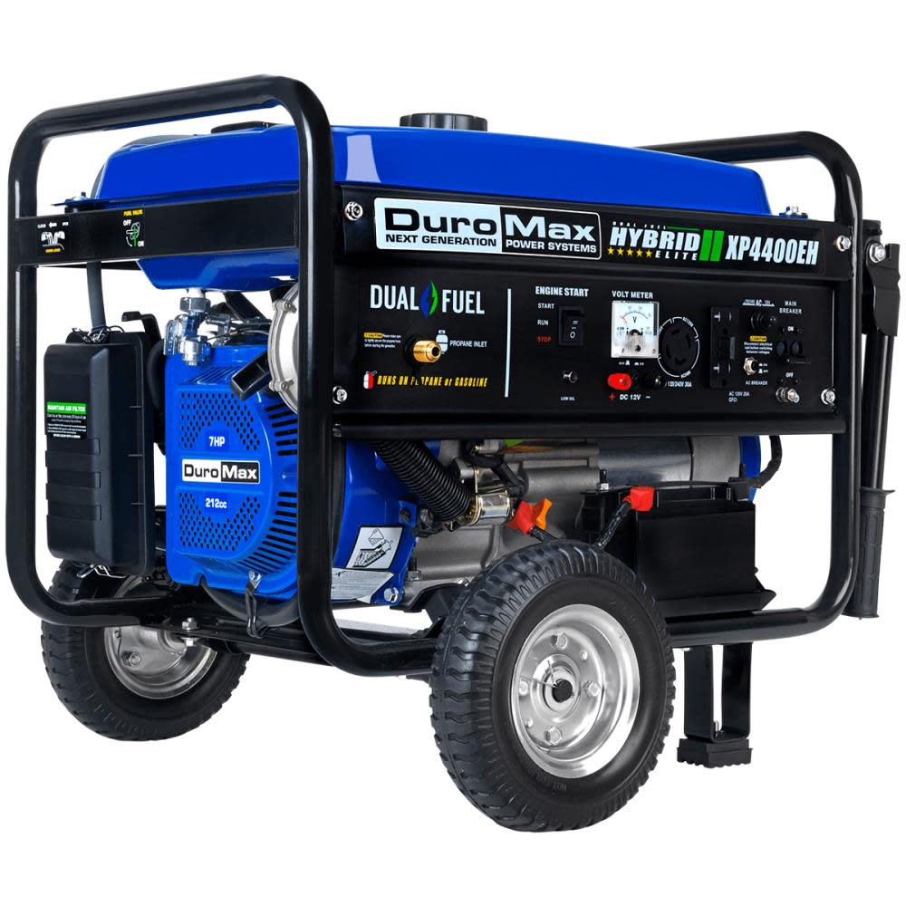Duromax 4400-Watt Dual Fuel Hybrid Portable Generator - Ascmtools