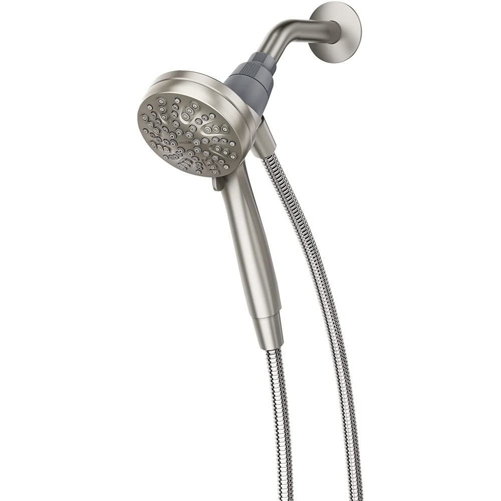 Moen Engage Spot Resist Nickel Eco Performance Handheld Shower - Ascmtools