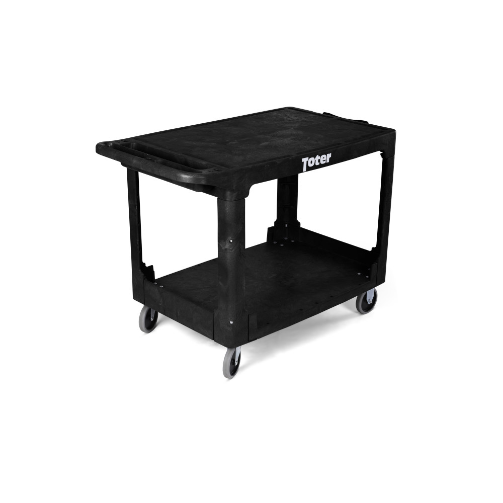Toter Material Handling Utility Cart with Flat Top and Straight Handle - Ascmtools